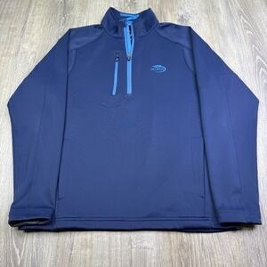 Zero Restriction Mens Blue Tour Series Golf Pullover Jacket US Open Size M